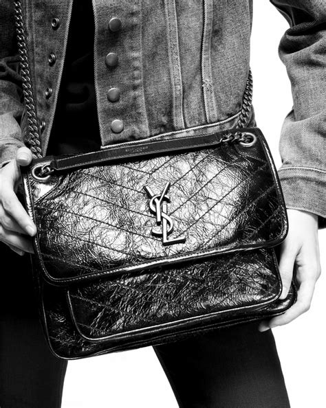 ysl niki bag medium vs large|YSL niki small shoulder bag.